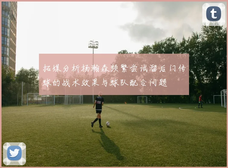 拓媒分析杨瀚森频繁尝试溜后门传球的战术效果与球队配合问题